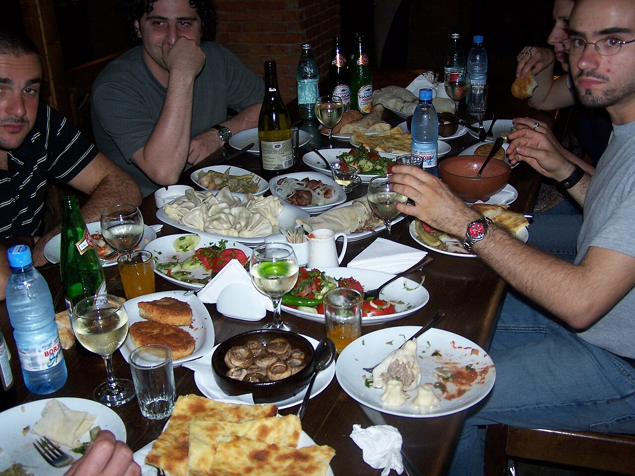Georgian supra table — The Tbilisi Guide